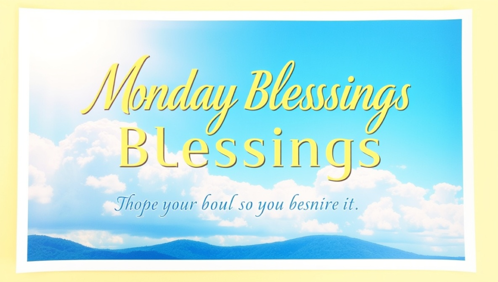 monday blessings images and quotes