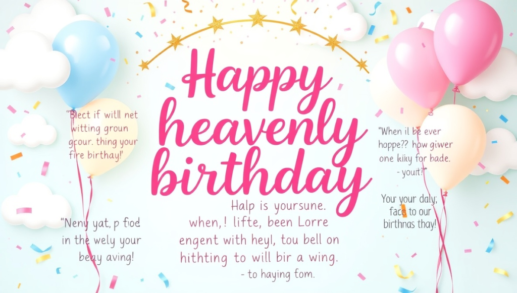 happy heavenly birthday quotes