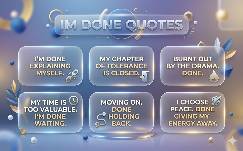 im done quotes