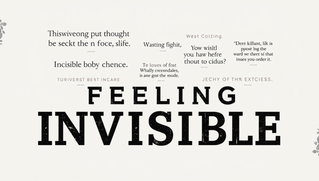 feeling invisible quotes