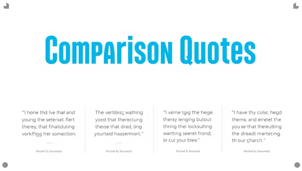 comparison quotes