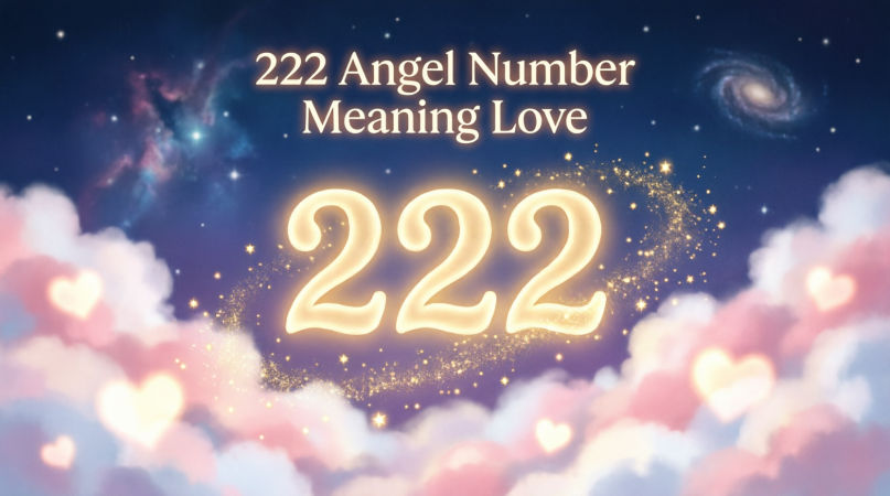 222 angel number meaning love