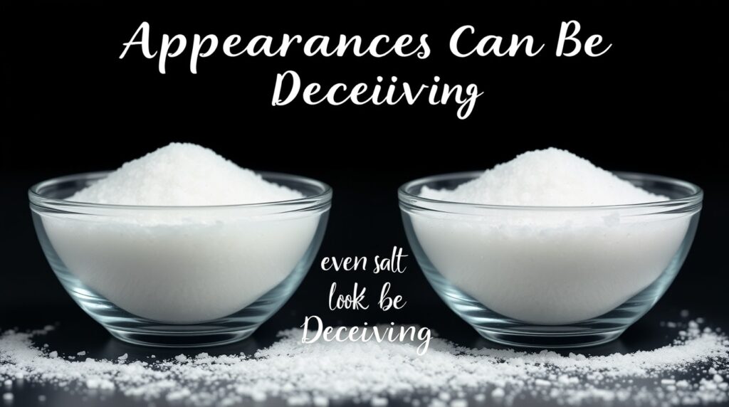 even salt looks like sugar quotes