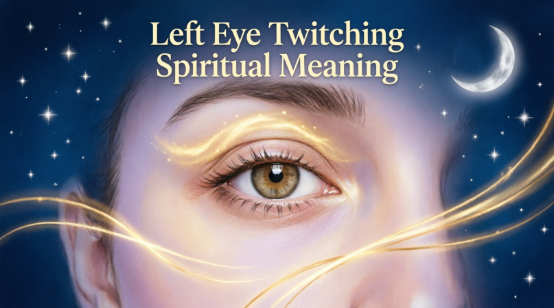 left eye twitching spiritual meaning