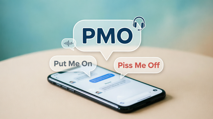 pmo meaning slang
