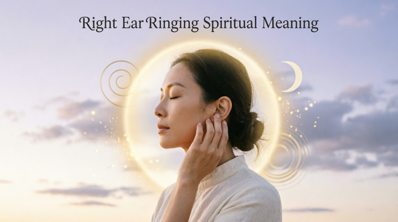 right ear ringing spiritual meaning