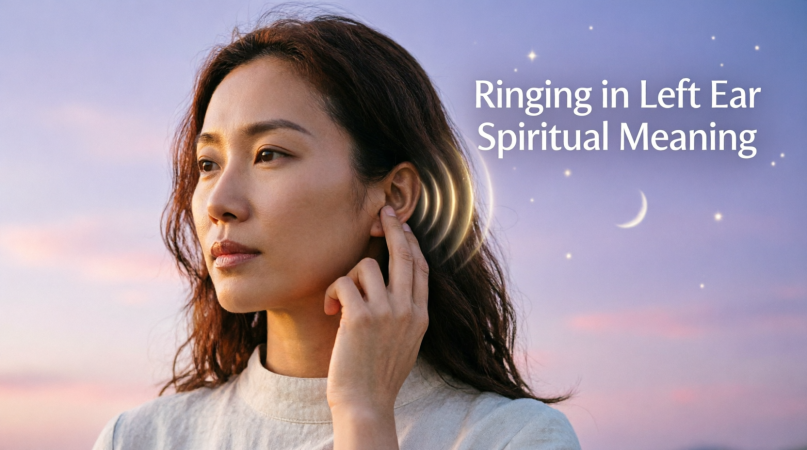 ringing in left ear spiritual meaning