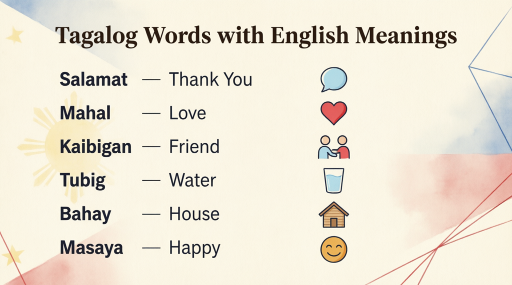 tagalog in english words with meaning